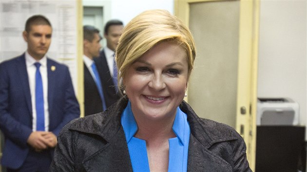 Odvolila i chorvatsk prezidentka Kolinda Grabarov Kitaroviov, prvn ena v tto funkci (8. listopad 2015)