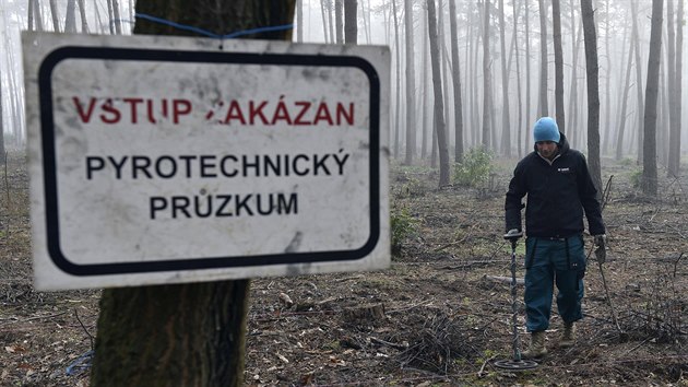 Lesy R chtj do osmi a deseti let vyistit Bo les mezi Beclav a Valticemi od munice z druh svtov vlky. Je tam rozeseta na 500 hektarech. 