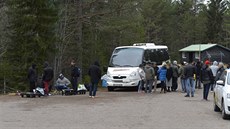 Uprchlíci ve védské obci Limedsforsen. adatelé o azyl zde nkolik dní...