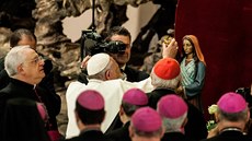Setkání papee Frantika s nkolika tisíci Romy a Sinty se odehrálo 26. íjna.