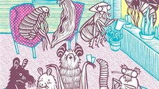 Ilustrace Daniely Olejníkové z knihy Ji�ího Dvo�áka Hav�tník