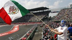Diváci ekají na start Velké ceny Mexika formule 1.