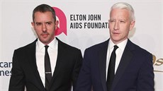 Benjamin Maisani a Anderson Cooper (New York, 2. listopadu 2015)
