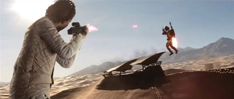 Ve Star Wars Battlefront se objevili i filmoví hrdinové.