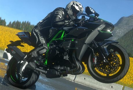 Ilustraní fotografie ze hry Driveclub Bikes