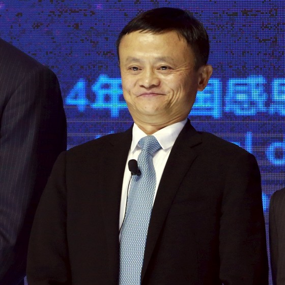 Zakladatel a šéf Alibaby Jack Ma.