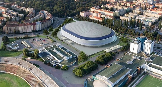 Studii nového hokejového stadionu za Lužánkami už dříve vypracovala...