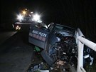 Havárie vozidla u Sadské na Nymbursku