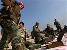 Kurdské jednotky ve tvrtek zahájily ofenzivu u msta Sindár (12. listopadu...
