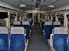Interiér nové vlakové soupravy vyrobené ve Zvolenu na Slovensku pi prezentaní...