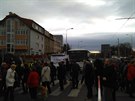 Demonstrace Ládví není autobusák.