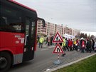 Demonstrace na Ládví.