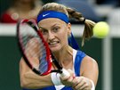 BEKHEND. Petra Kvitová ve finále Fed Cupu.