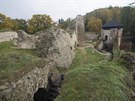 Zícenina hradu Lukov nedaleko Zlína