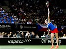 SERVIS. Petra Kvitová ve finále Fed Cupu