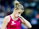 UF, TO JE DINA. Karolína Plíková ve finále Fed Cupu