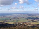 Záhoí, Oderské vrchy a Nízký Jeseník z Kelského Javorníku, pohled na sever
