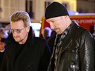 Bono a The Edge z kapely U2 vzdali v Paíi hold obtem páteního masakru (14....