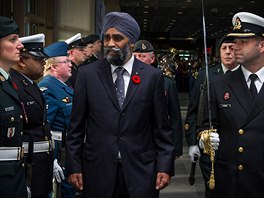 Nov kanadsk ministr obrany Harjit Singh Sajjan se ujm adu