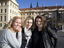 O zisk Fed Cupu pro esko se zaslouily také Lucie Hradecká, Denisa Allertová a...