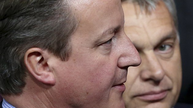 David Cameron a Viktor Orbn (11. listopadu 2015)
