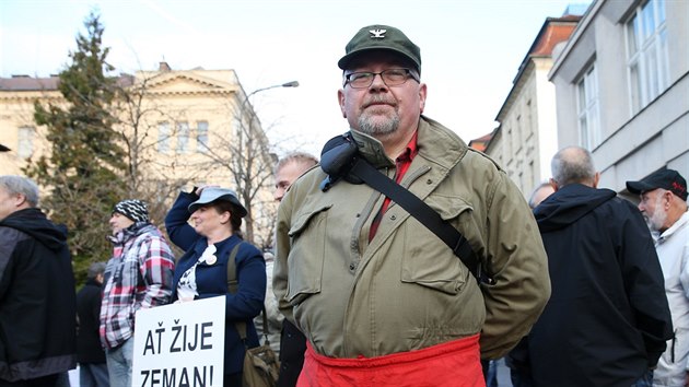 Odprci prezidenta Miloe Zemana na praskm Albertov (17. listopadu 2015).