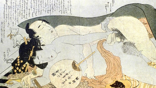 Obrazy vznikaly v období Edo, tedy v letech 1603 až 1867, a obsahují velmi otevřená znázornění sexuálních praktik.