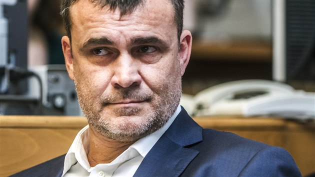 Spolumajitel spolenosti Oleo Chemical Michal Urbnek pi jednn Mstskho soudu v Praze. (18. listopadu 2015)