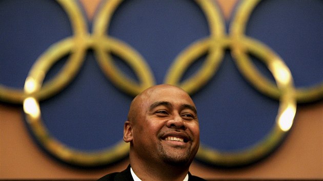 Jonah Lomu bhem propagace sedmikovho ragby