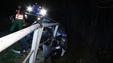 Havárie vozidla u Sadské na Nymbursku