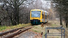 Polský úsek elezniní trati Liberec - itava.