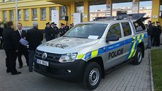 Pardubická policie p�evzala nové vozy autoparku.