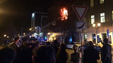 Po�ár bytu v Goethov� ulici v Plzni. (9. listopadu 2015)