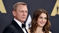 Daniel Craig a Rachel Weiszová (Los Angeles, 14. listopadu 2015)