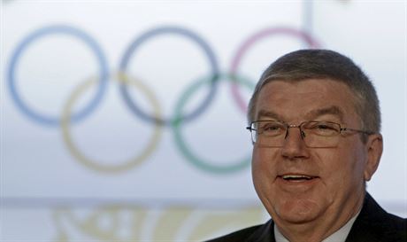 Prezident Mezinárodního olympijského výboru Thomas Bach na zasedání v Praze