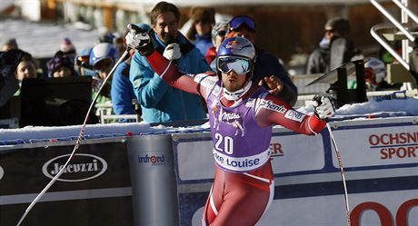 Norský lya Aksel Lund Svindal vyhrál úvodní sjezd Svtového poháru.