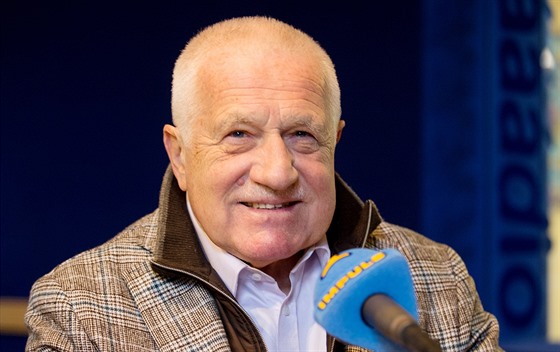 Bývalý prezident Václav Klaus pi rozhovoru pro tvrtení Kauzu dne Rádia...