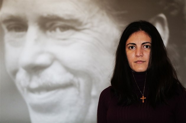 Kubánská disidentka Rosa Maria Payá v Knihovn� Václava Havla. (25. listopadu...