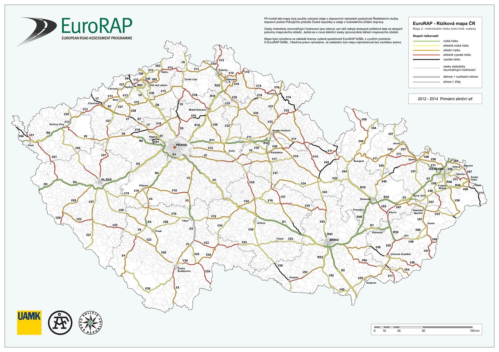 Rizikov mapa nehod v R