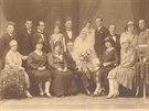 Svatba nejstarí dcery jihlavského starosty Rudolfa Veverky v roce 1927. Druhý...
