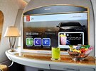 32 palcová obrazovka v první tíd Emirates je nejvtí obrazovkou na palubách...