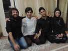 U íránské rodiny v Isfahánu