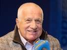 Bývalý prezident Václav Klaus pi rozhovoru pro tvrtení Kauzu dne Rádia...