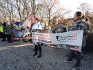 Protest proti koeinovým farmám v esku probhl 21.11.2015 v centru Prahy.