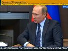 Vladimir Putin komentuje sestelení ruského letadla.
