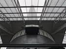 Pohled ze vstupní haly brémské Fallturm na samotnou v