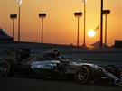 Nico Rosberg ve Velké cen Abú Zabí formule 1,
