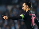 UMÍRNNÁ RADOST. Zlatan Ibrahimovic z PSG se trefil proti rodnému Malmö.