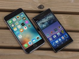 Apple iPhone 6s a Sony Xperia Z5 Compact