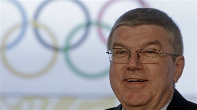 Prezident Mezinárodního olympijského výboru Thomas Bach na zasedání v Praze